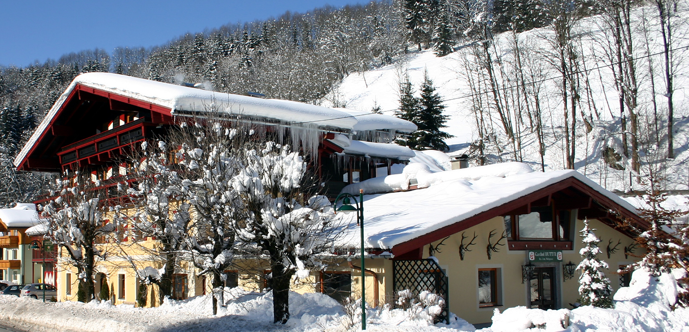 Das Hotel Josef im Winter, Salzburger Land
